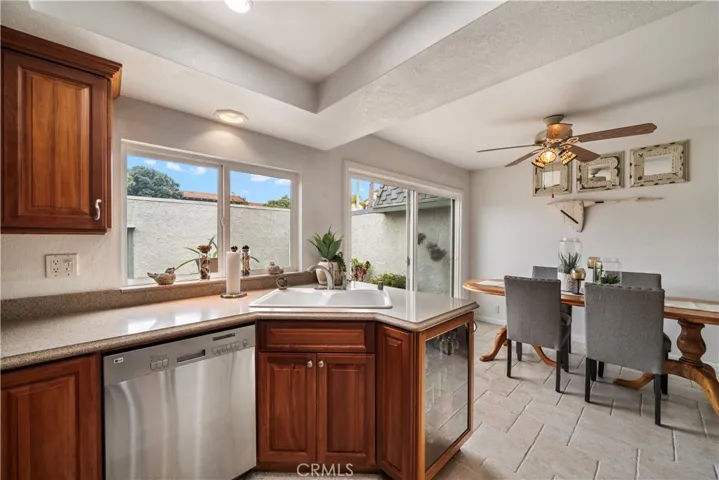 Kitchen and dining room