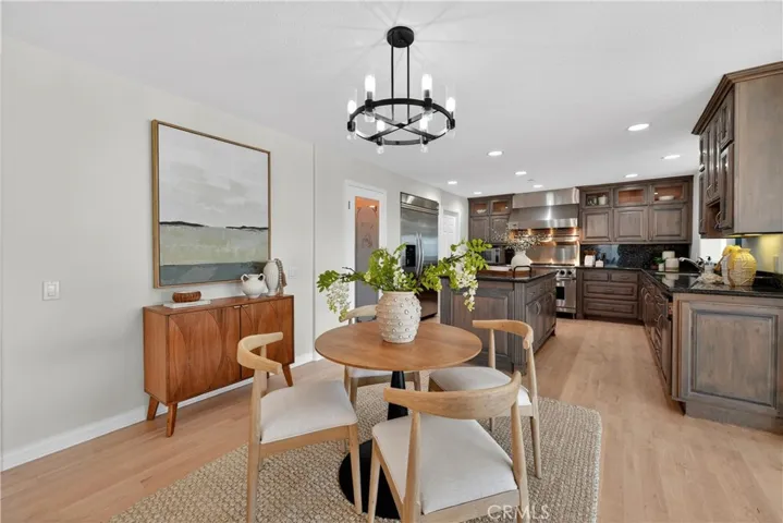 Kitchen with informal dining