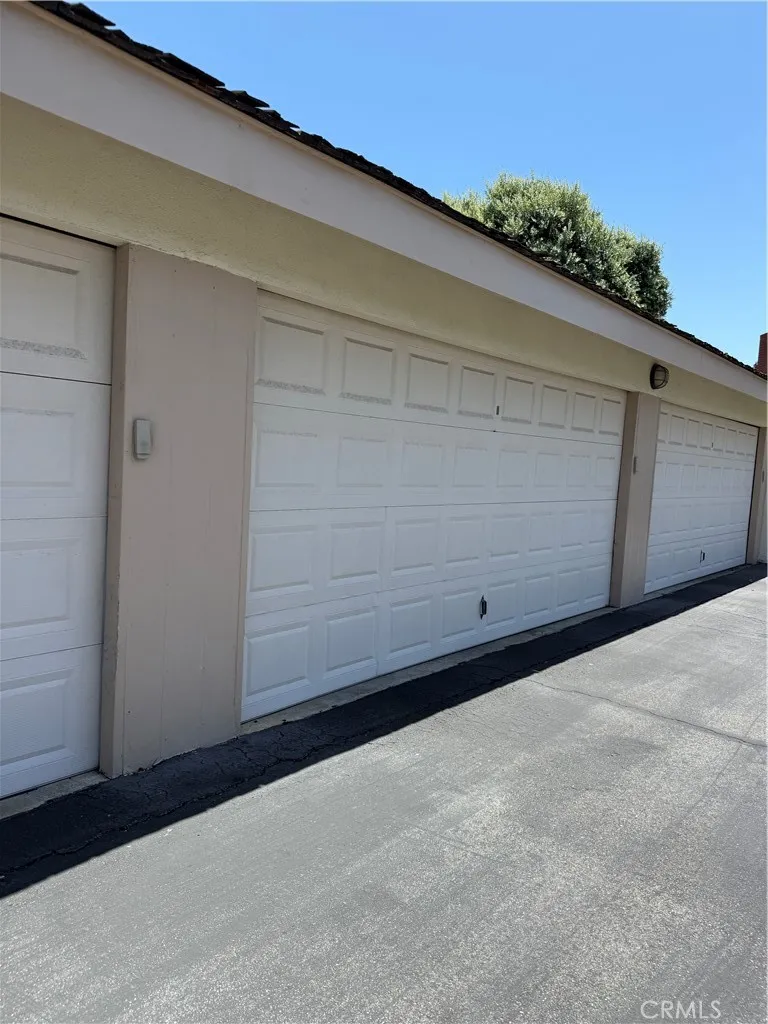 One space in this garage
Two spaces total