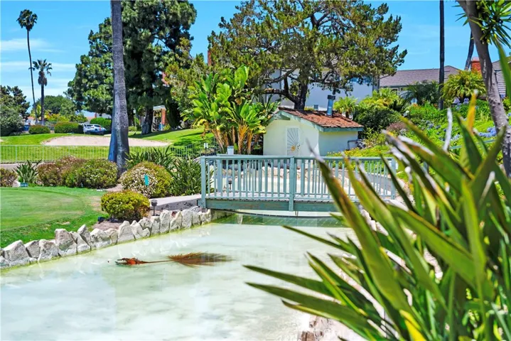 Lush landscaping