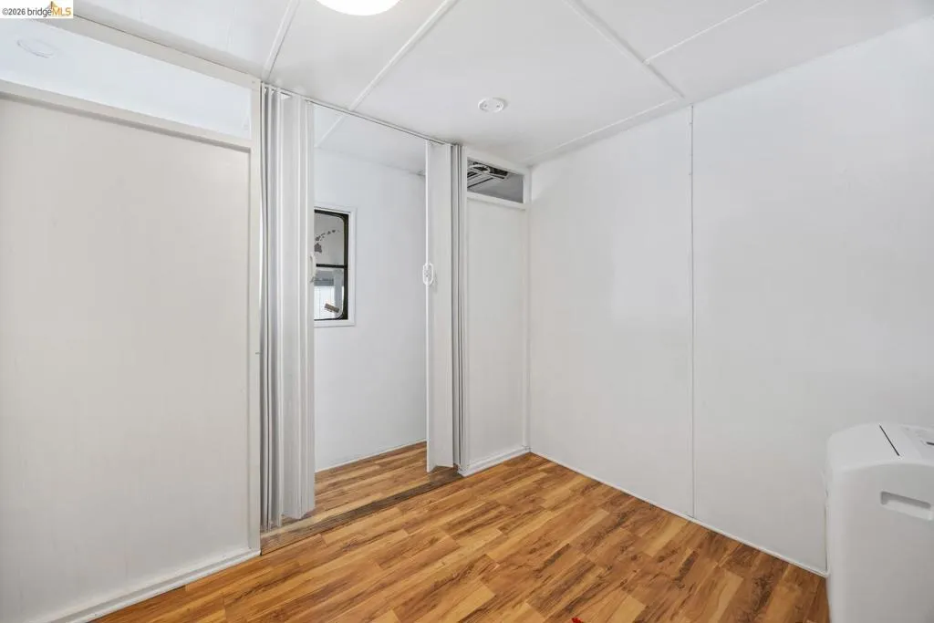 Wood-finish flooring throughout