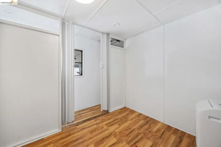 Wood-finish flooring throughout