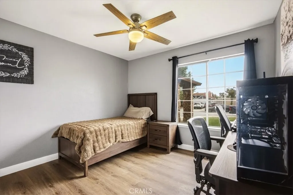 2nd guest bedroom with extra large window for wonderful lighting.