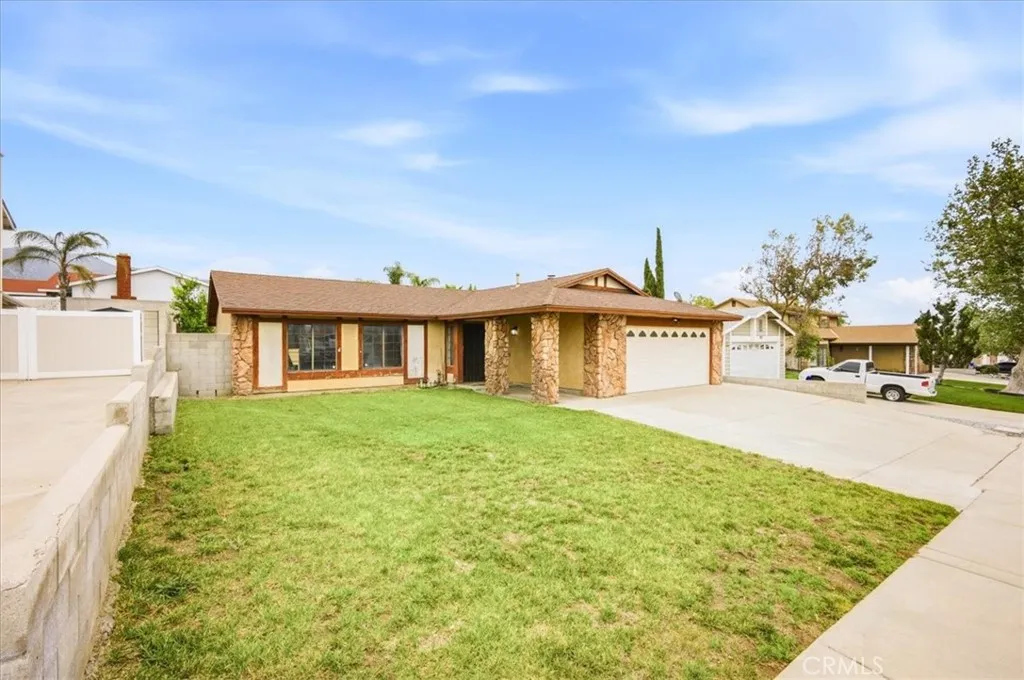 Large front yard