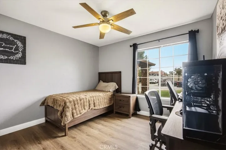 2nd guest bedroom with extra large window for wonderful lighting.