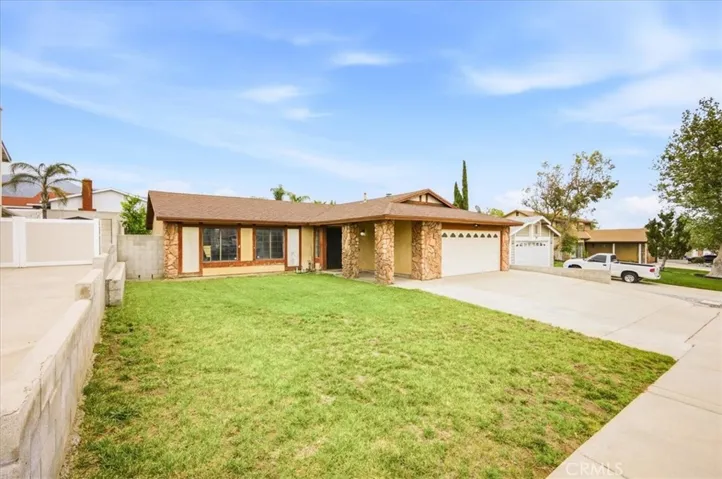 Large front yard