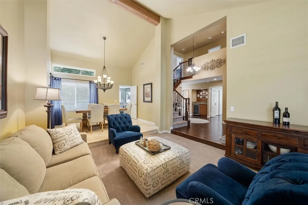 Living room, dining room and entry.