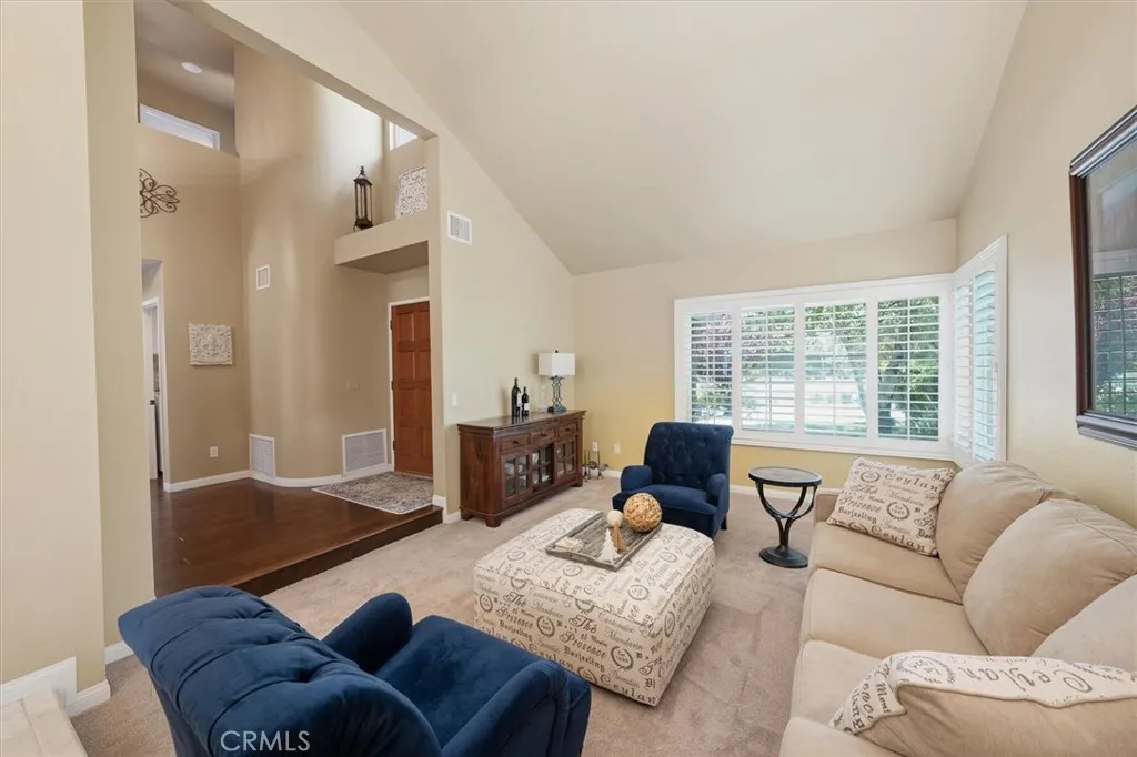 Living room and entry