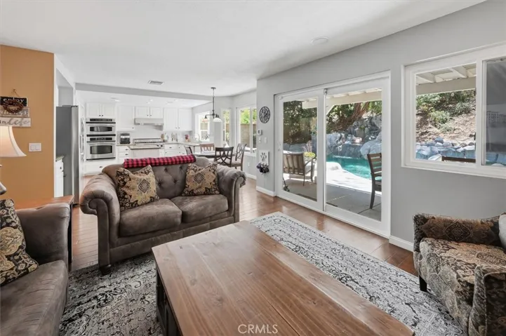 Family room and Kitchen