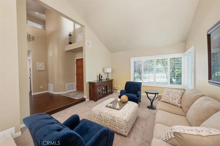 Living room and entry
