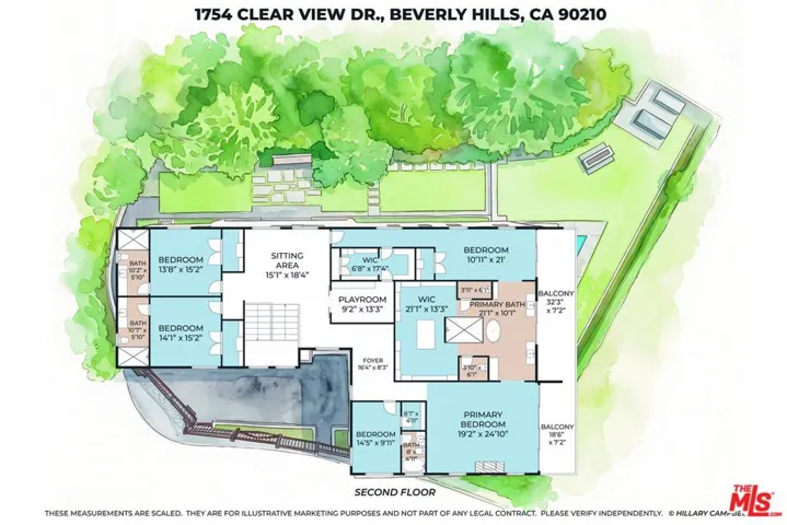 1754 Clear View Drive, Beverly Hills, California 90210