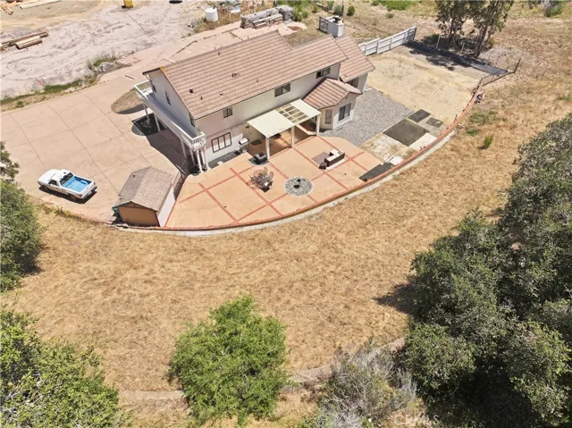 Aerial View of Backyard