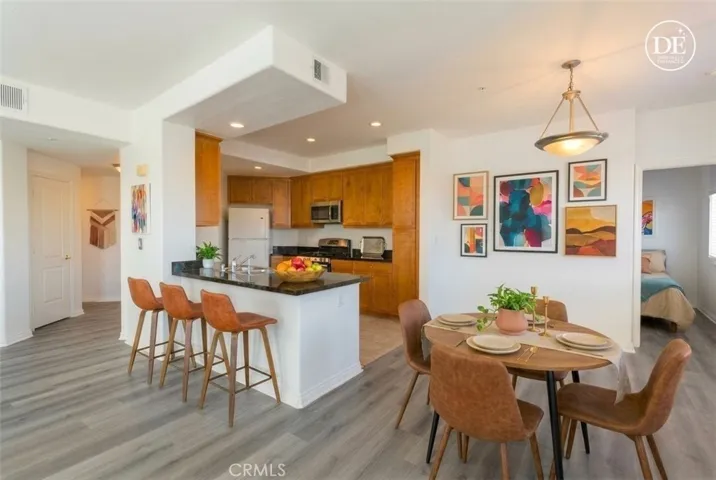 Kitchen & Dining Room Virtually Staged