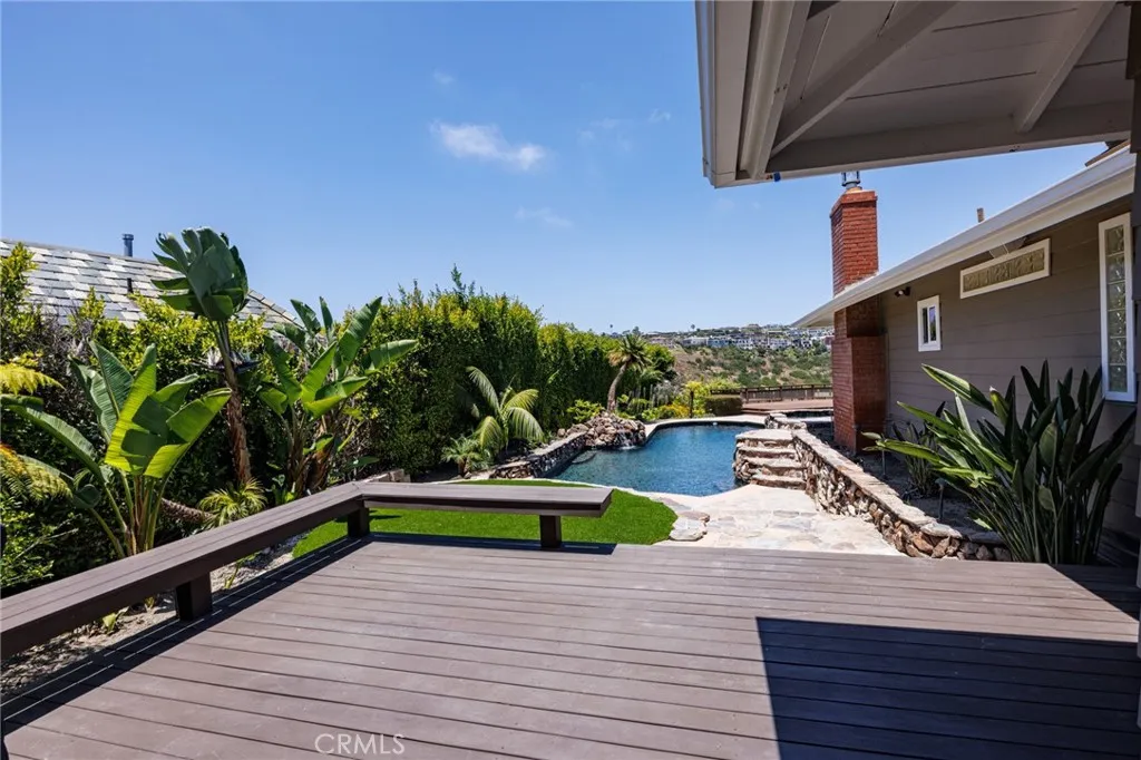 Rear patio