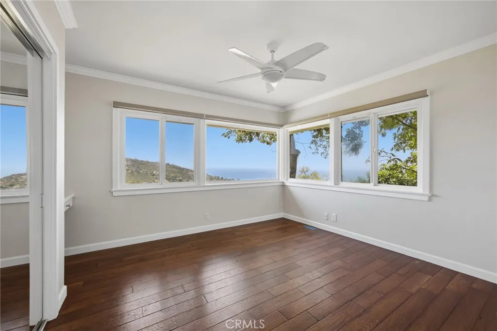 Secondary bedroom with ocean views.