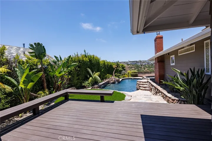 Rear patio