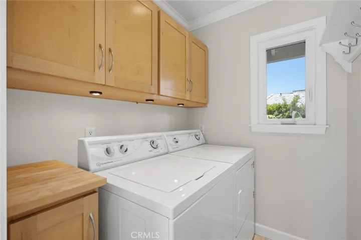 Separate laundry room