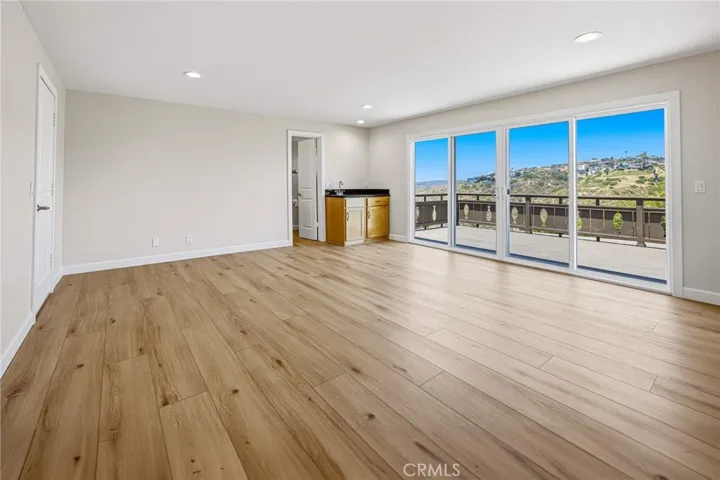 Bonus room with wet bar and bathroom