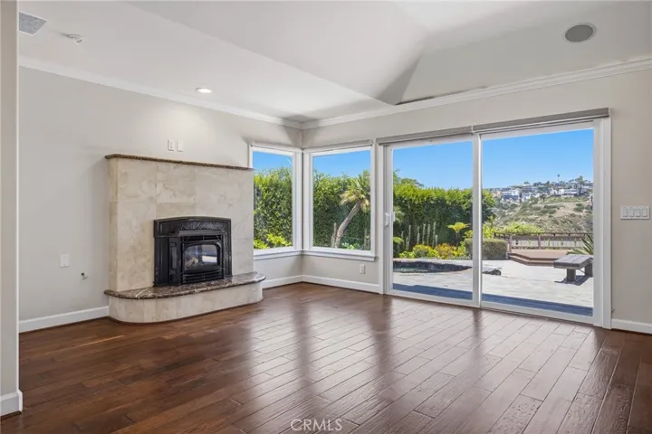Primary Bedroom Fireplace and View!