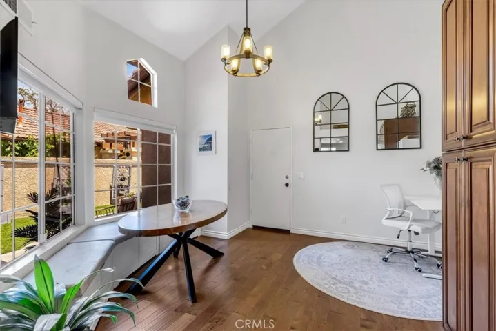 The nook area offers flexibility for dining, family room or home office with direct access from the garage.