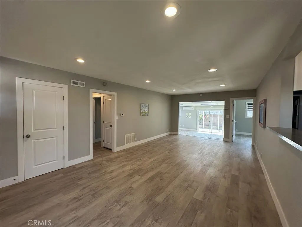 Living Room-- view from Front door (open to family room)
