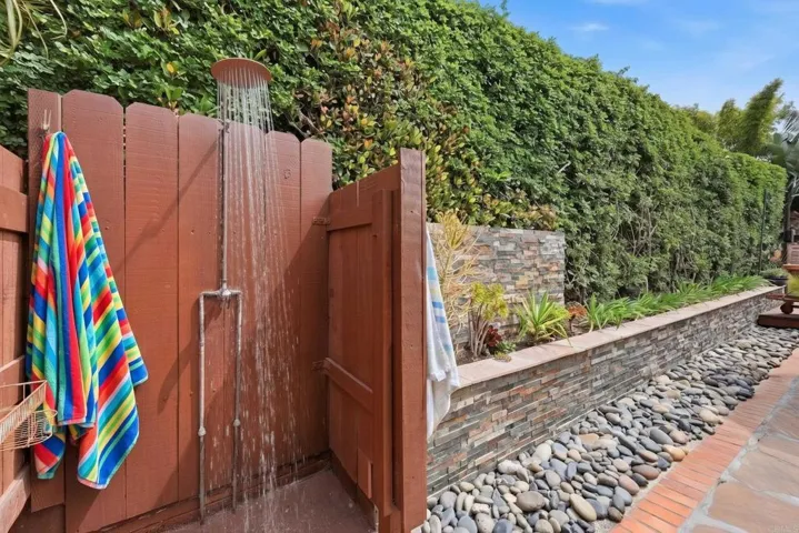 Outdoor Warm Water Shower