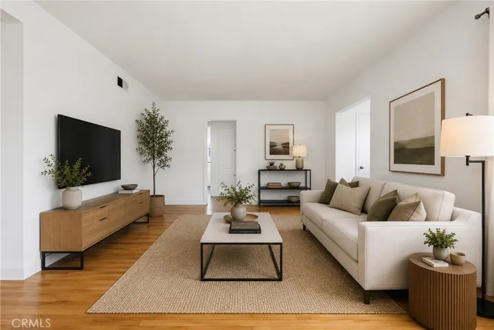 Living Room virtually staged