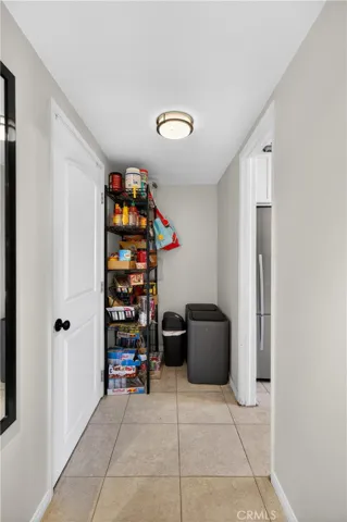 Storage space next to kitchen