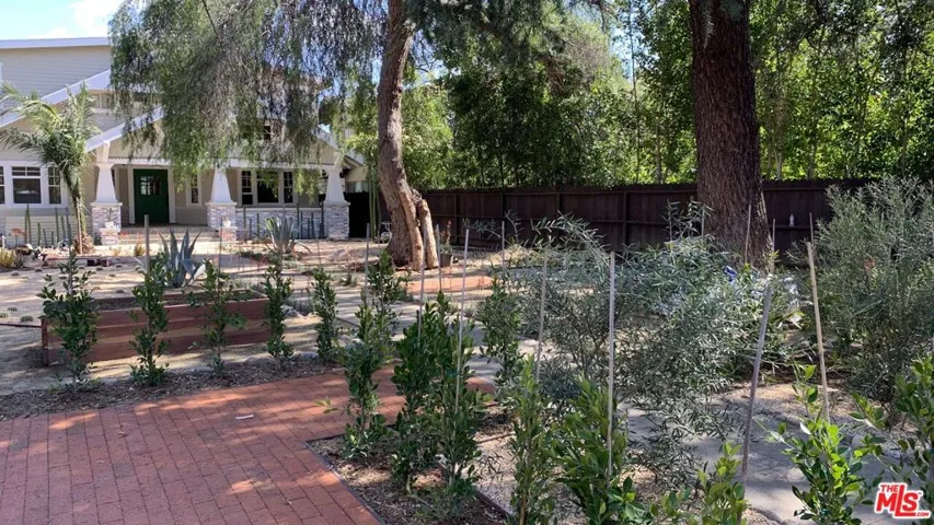 View of front garden