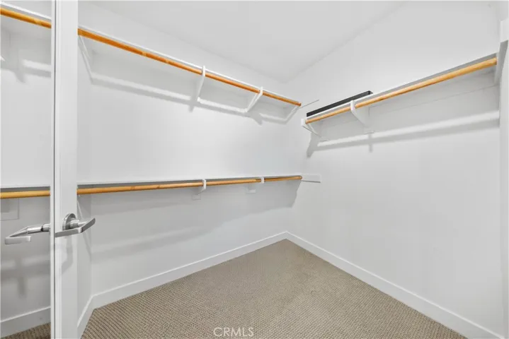 Primary closet