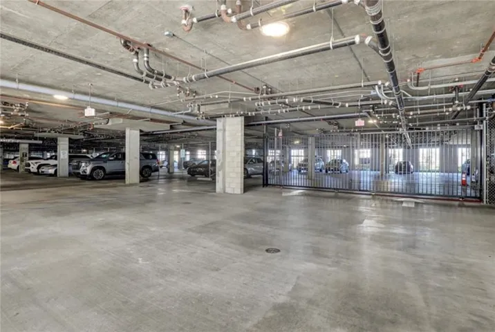 Parking garage. Owners park behind remote contolled gate