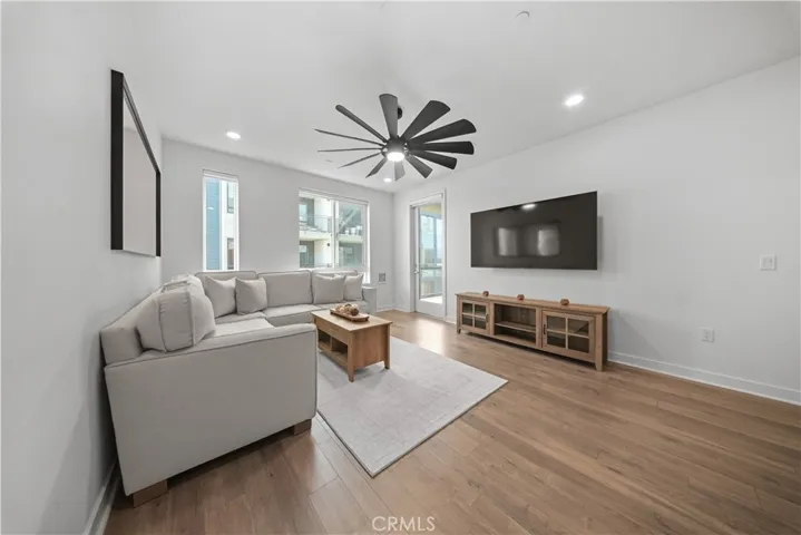 Main room is so light and bright and updated