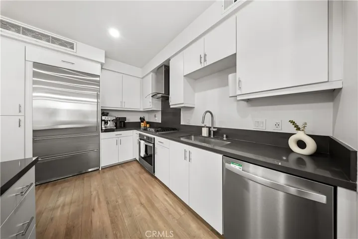 A closer look at the amazing fridge, dishwasher and new sink and faucet