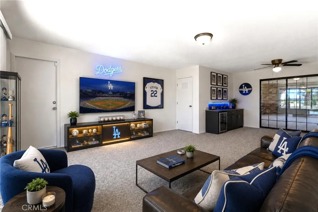 Bonus room staged