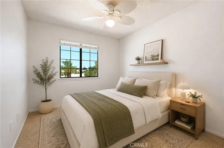 Bedroom 3 staged