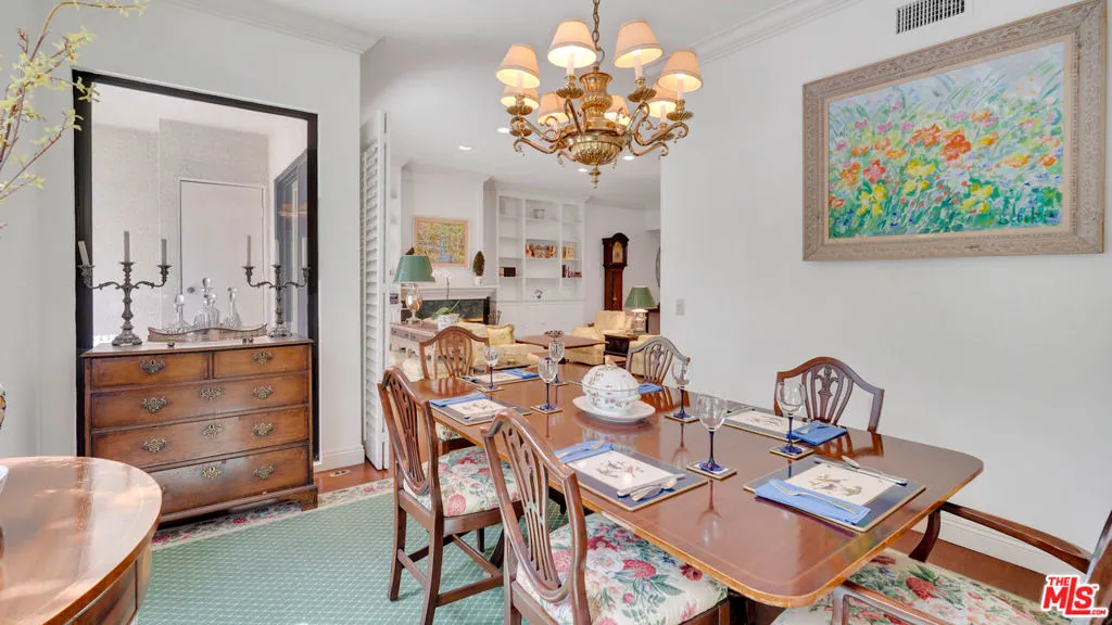 Elegant dining room designed f