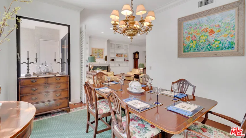Elegant dining room designed f