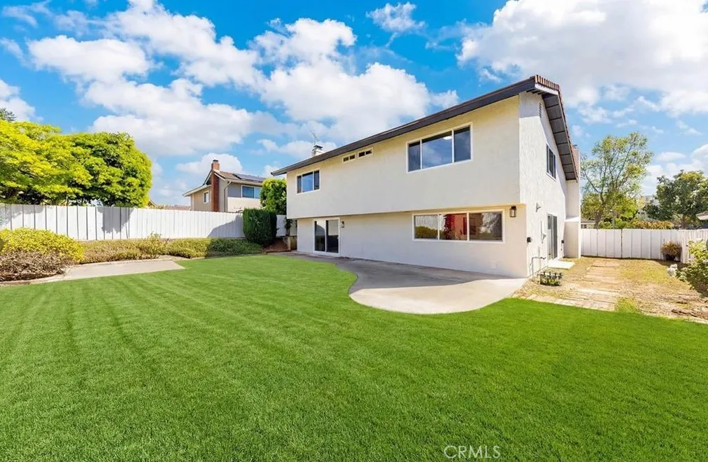 rear lawn