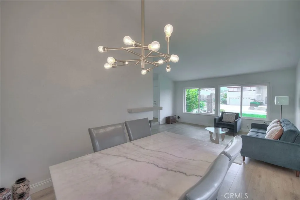 Dining to living room view