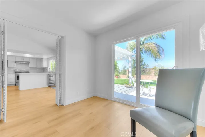 Here is the room/library off of the family room