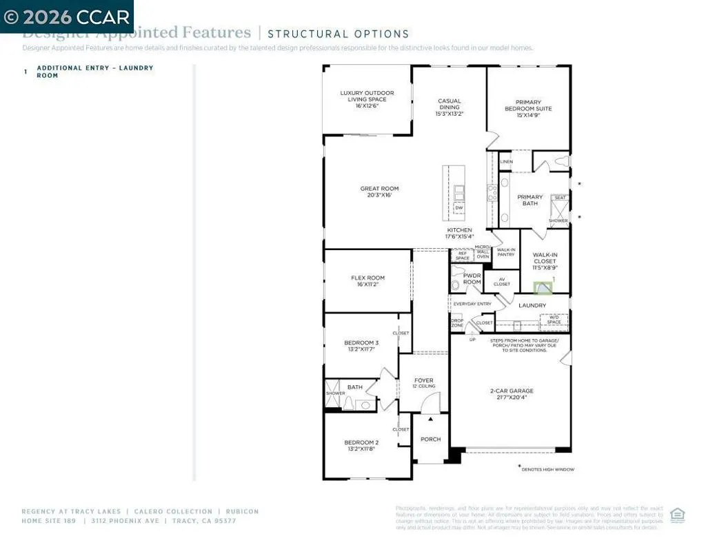 Rubicon Floor Plan
