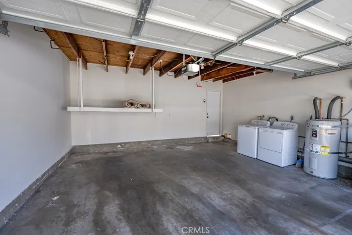 2 Car garage with new washer and dryer