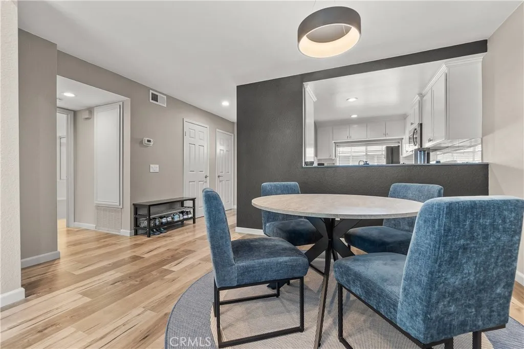 Dining area open to kitchen
