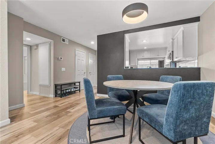 Dining area open to kitchen