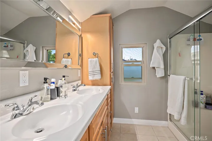 Primary bathroom upstairs.
