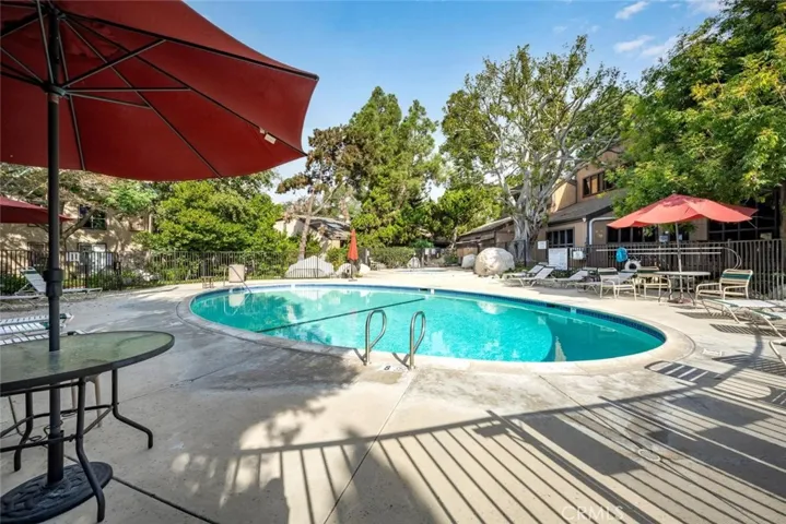 One of two pools and spas