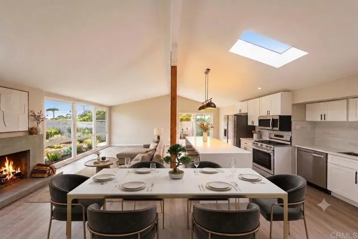 Open Kitchen and Living Room with All new appliances and granite countertops, ready for your touch!