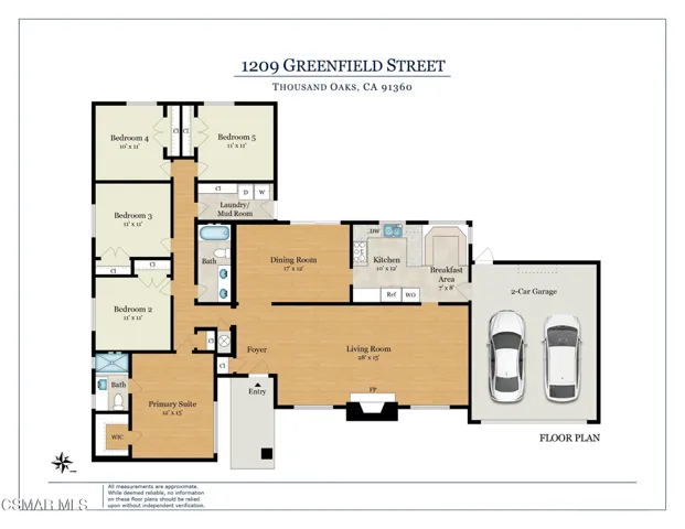 1209 Greenfield Street, Thousand Oaks, California 91360