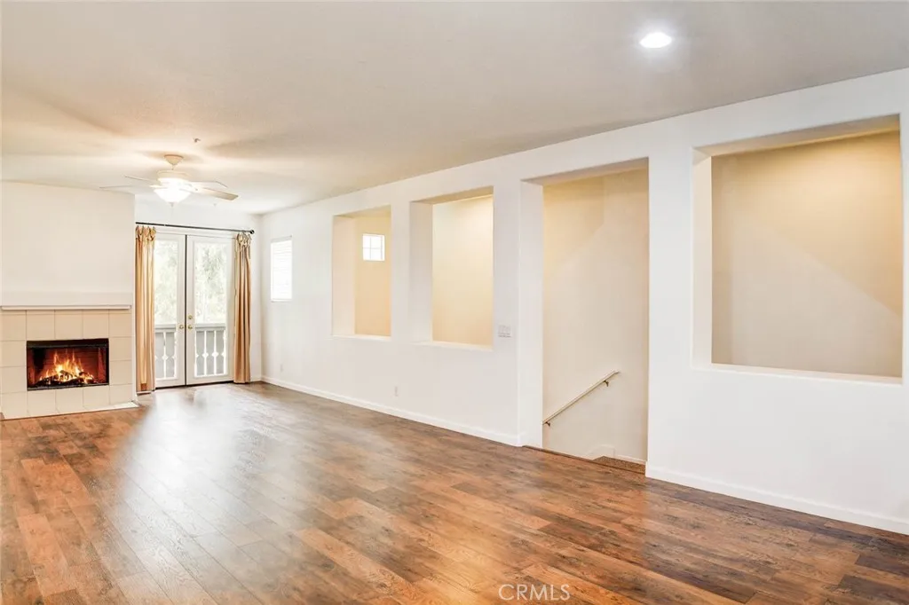 Open space with living room and dining room.