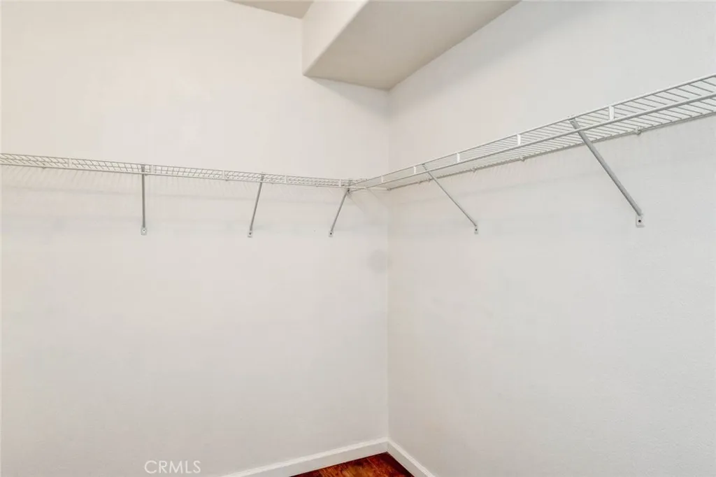 Master bedroom walk-in closet